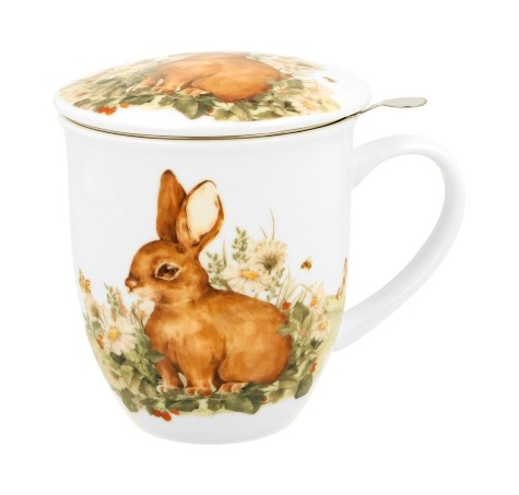 ZAJĄC KUBEK ZAPARZACZ W PUDEŁKU 400ml