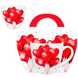 BALONY KUBEK 460ml + OPAKOWANIE Z RĄCZKĄ