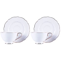 VIRGINIA KOMPLET FILIŻANEK 2+2 250ml