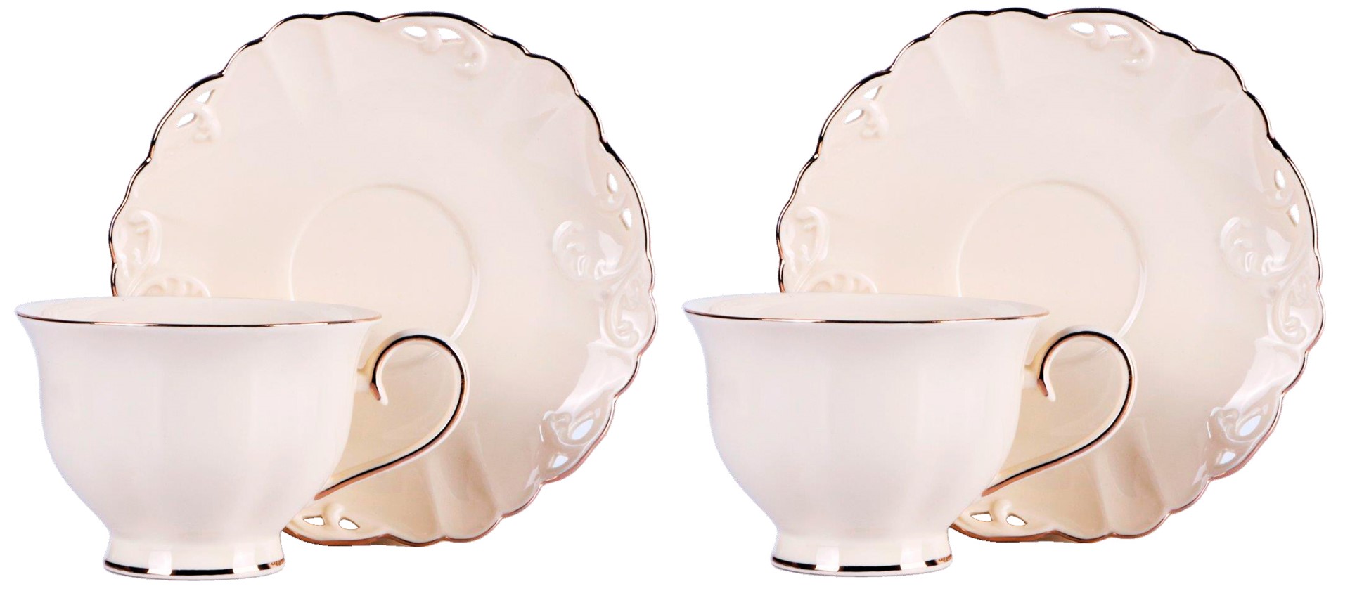 CHARLOTTE KOMPLET FILIŻANEK 2+2 250ml
