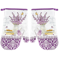 RĘKAWICE KUCHENNE MAGNES KPL 2szt LAVENDER FS11