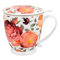 SPRING ROSES WHITE KUBEK ZAPARZACZ NA STOPCE 500ml