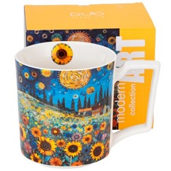 MODERN SUNFLOWER FIELD KUBEK W PUDEŁKU 750ml