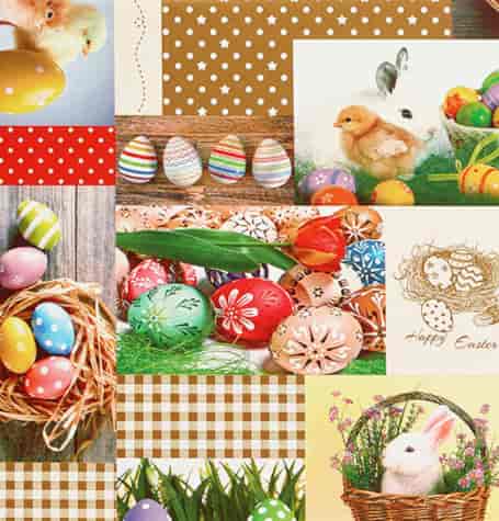 DEKORAMA CERATA NA WŁÓKNINIE WIELKANOC  28B