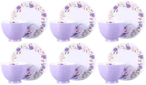 MELANIA KOMPLET FILIŻANEK 6+6 250ml