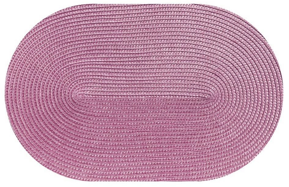 MATA DEKORA NA STÓŁ OWAL 43x28cm LAWENDOWY
