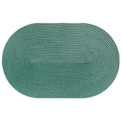 MATA DEKORA NA STÓŁ OWAL 43x28cm ZIELONY CIEMNY
