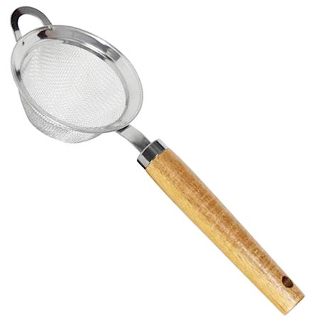 ACACIA SITKO Z RĄCZKĄ DREWNIANĄ 24cm 22181038