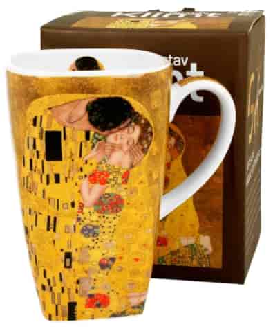 GUSTAV KLIMT THE KISS KUBEK KWADRAT 650ml