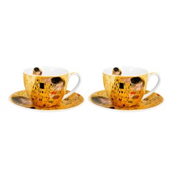 GUSTAV KLIMT KISS ECRU ESPRESSO KPL FIL 2+2 110ml