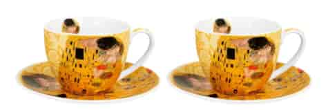 GUSTAV KLIMT KISS ECRU ESPRESSO KPL FIL 2+2 110ml