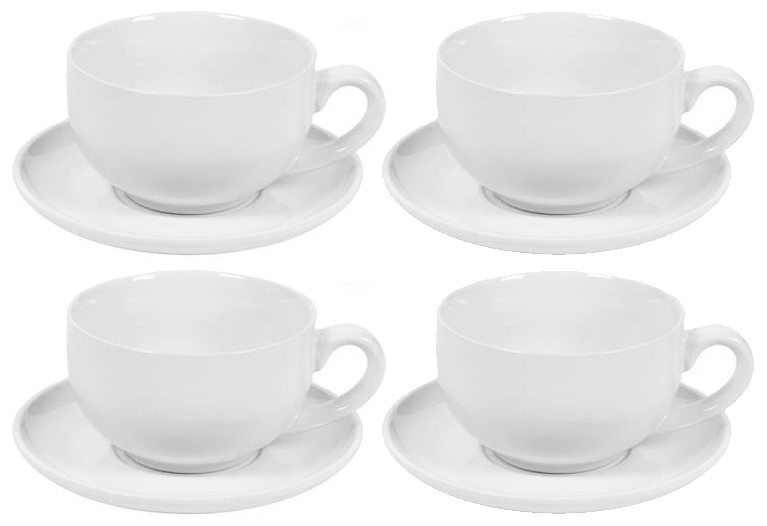 CAPPUCCINO KOMPLET FILIŻANEK 4+4 250ml