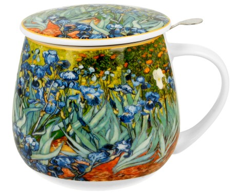 IRISES KUBEK ZAPARZACZ BARYŁKA W PUDEŁKU 430ml