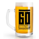 FUNNY BEER KUFEL 500ml 60 URODZINY