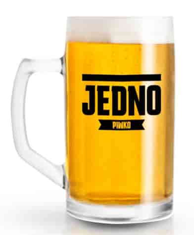 FUNNY BEER KUFEL 500ml JEDNO PIWKO