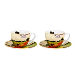 C. MONET POPPY FIELD ESPRESSO KPL FIL 2+2 110ml