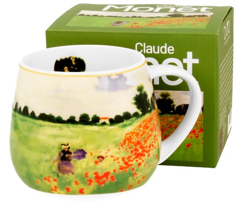 C. MONET POPPY FIELD KUBEK BARYŁKA W PUDEŁKU 380ml