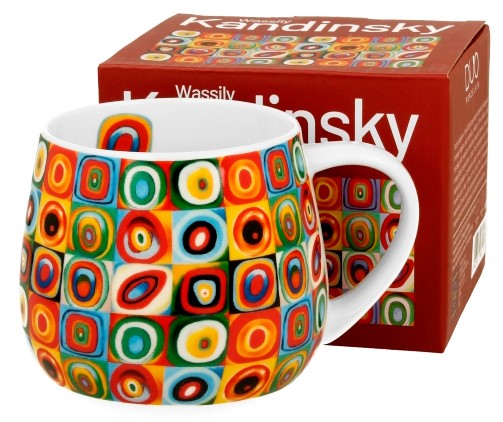 W. KANDINSKY SQUARES KUBEK BARYŁKA W PUDEŁKU 430ml
