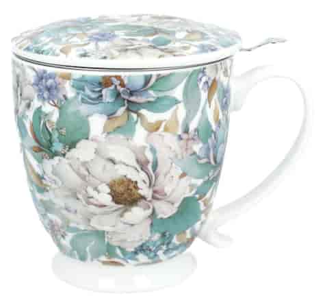 PEONY WHITE KUBEK ZAPARZACZ NA STOPCE 500ml