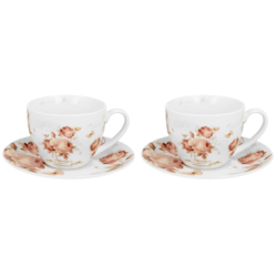 SECESJA KOMPLET FILIŻANEK 2+2 270ml