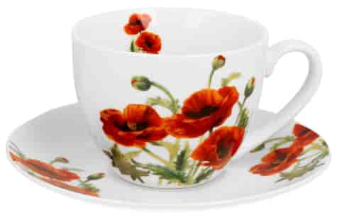 CLASSIC POPPIES FILIŻANKA ZE SPODKIEM 1+1 270ml