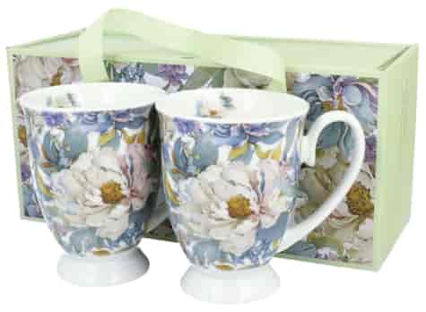 PEONY WHITE KUBEK KOMPLET 2EL W PUDEŁKU 340ml