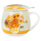 SUNFLOWERS KUBEK ZAPARZACZ BARYŁKA W PUDEŁKU 430ml
