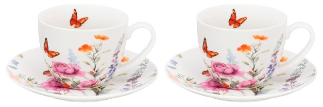 SUMMER KOMPLET FILIŻANEK 2+2 280ml