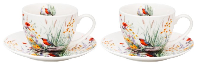 JULY KOMPLET FILIŻANEK 2+2 280ml
