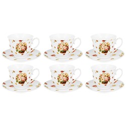 PIWONIE KOMPLET FILIŻANEK 6+6 250ml