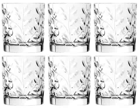 RCR LAURUS SZKLANKA WHISKY 330 6szt