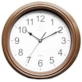 ZEGAR ŚCIENNY ZP30BR BRĄZOWY 30x30x4cm