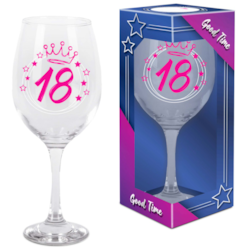 GOOD TIME KIELISZEK 580ml 18 URODZINY