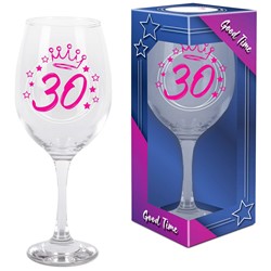 GOOD TIME KIELISZEK 580ml 30 URODZINY