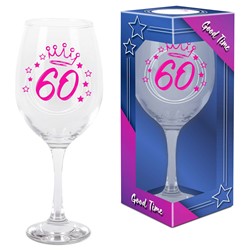 GOOD TIME KIELISZEK 580ml 60 URODZINY