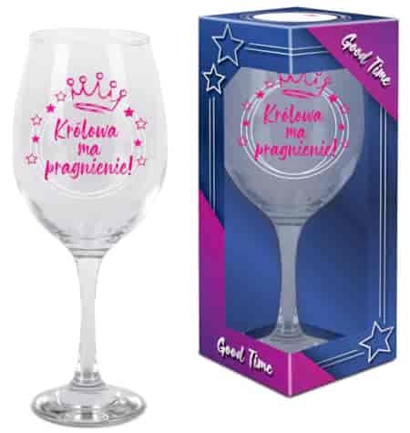 GOOD TIME KIELISZEK 580ml KRÓLOWA MA PRAGNIENIE!