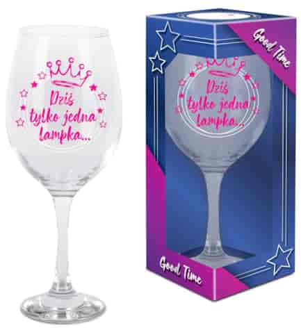 GOOD TIME KIELISZEK 580ml DZIŚ TYLKO JEDNA LAMPKA