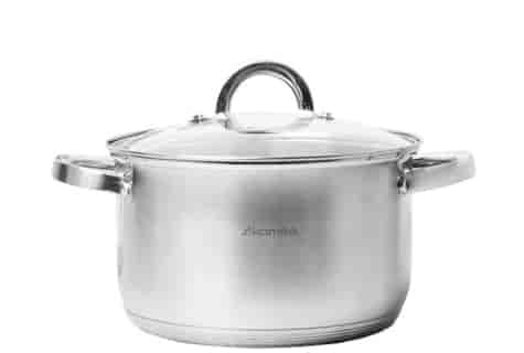 GARNEK STALOWY OKRĄGŁY U 16cm 2,1L KM5616S