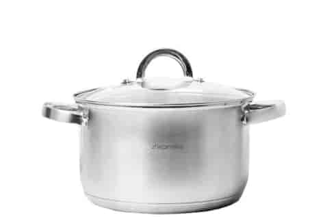 GARNEK STALOWY OKRĄGŁY U 14cm 1,0L KM5614S