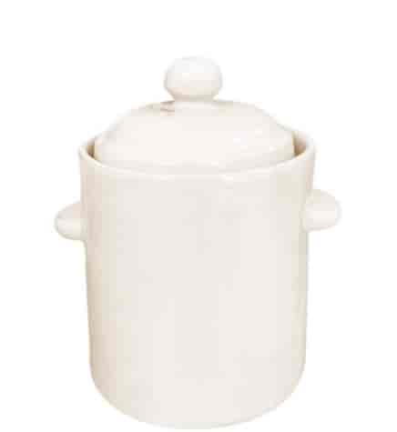KAMIONKA GARNEK HERMETYCZNY  1,8l KREM + POKRYWA