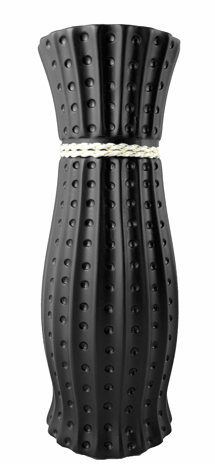 WAZON CERAMICZNY CW33 CZARNY h-30cm