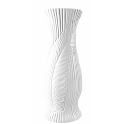 WAZON CERAMICZNY BW44 BIAŁY h-45,5cm