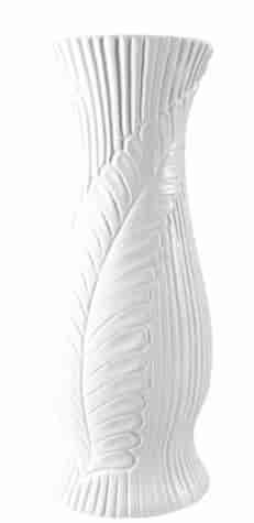 WAZON CERAMICZNY BW44 BIAŁY h-45,5cm