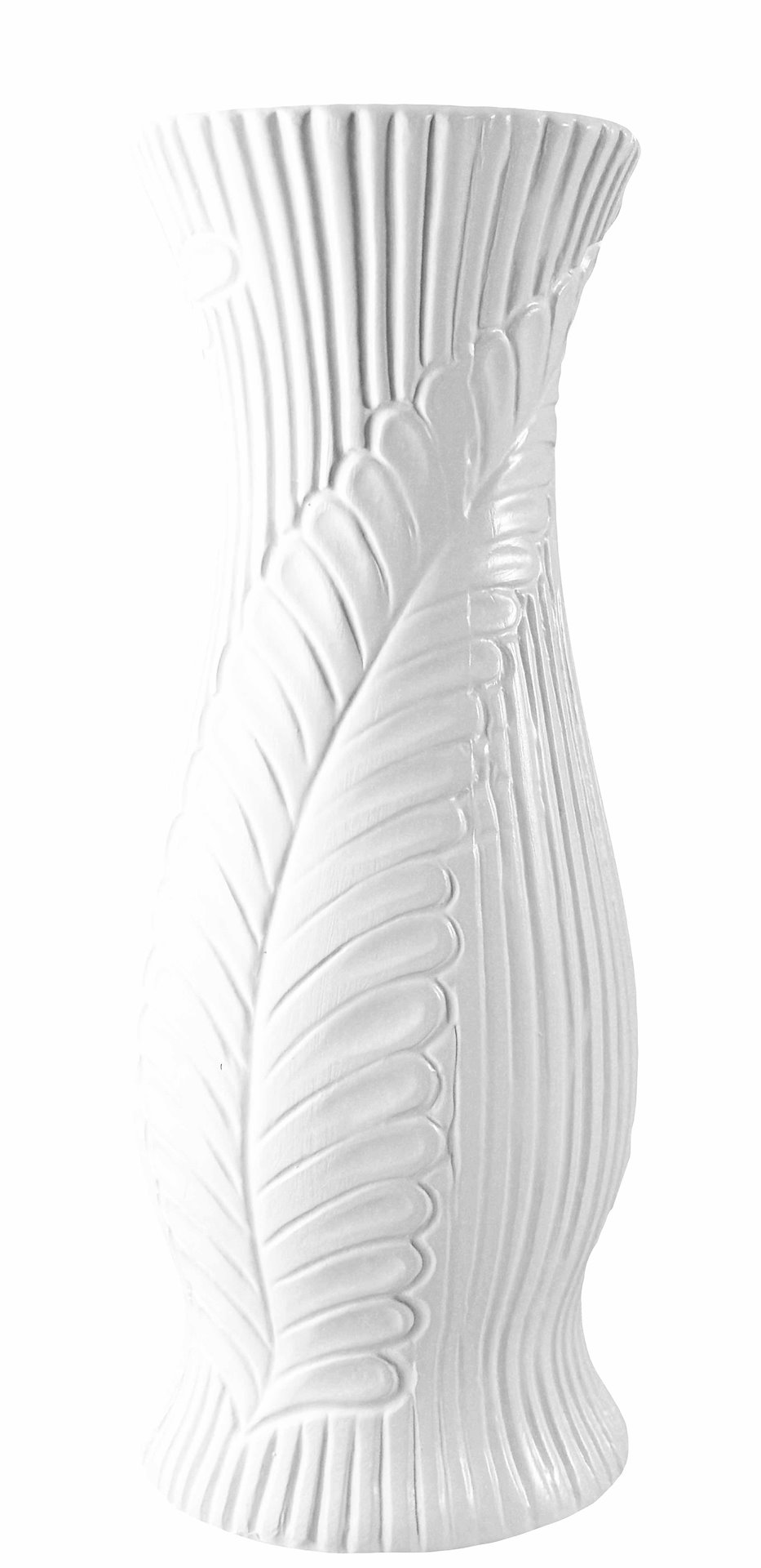 WAZON CERAMICZNY BW44 BIAŁY h-45,5cm