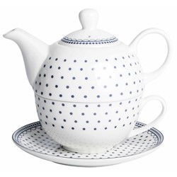 KROPKI CZAJNICZEK Z FILIŻANKĄ 250ml 3EL CR5-105