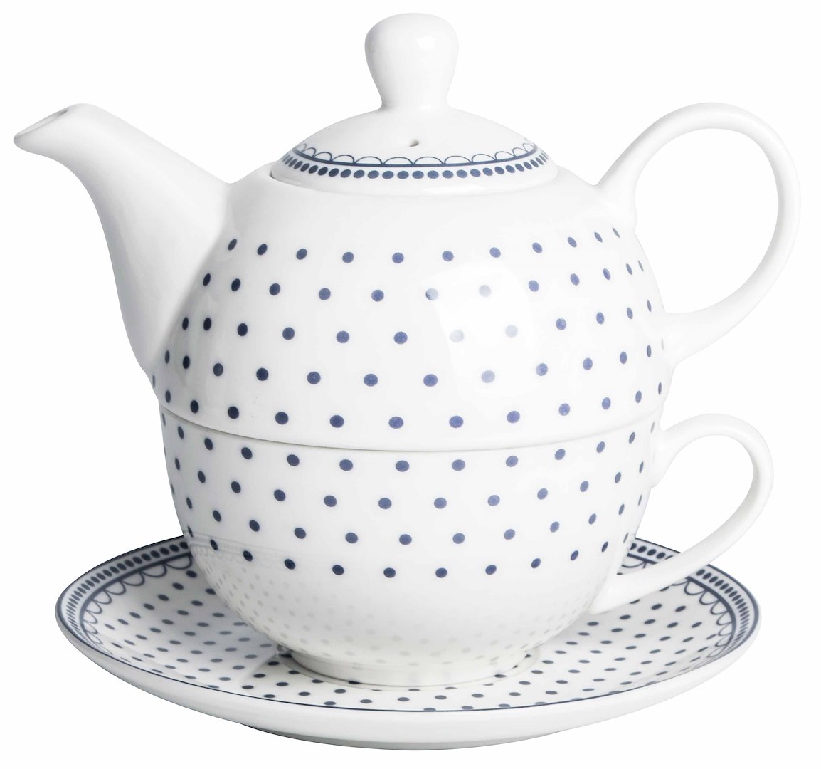 KROPKI CZAJNICZEK Z FILIŻANKĄ 250ml 3EL CR5-105