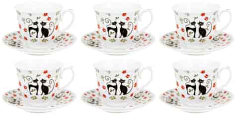 KOTY ETNO KOMPLET FILIŻANEK 6+6 250ml