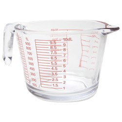 POJEMNIK SZKLANY Z MIARKĄ 1000ml 22277572