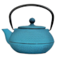 GIFT CZAJNIK ŻELIWNY Z SITKIEM 0,8L TURQUISE