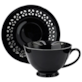 BISETTE FILIŻANKA ZE SPODKIEM 1+1 260ml BLACK B